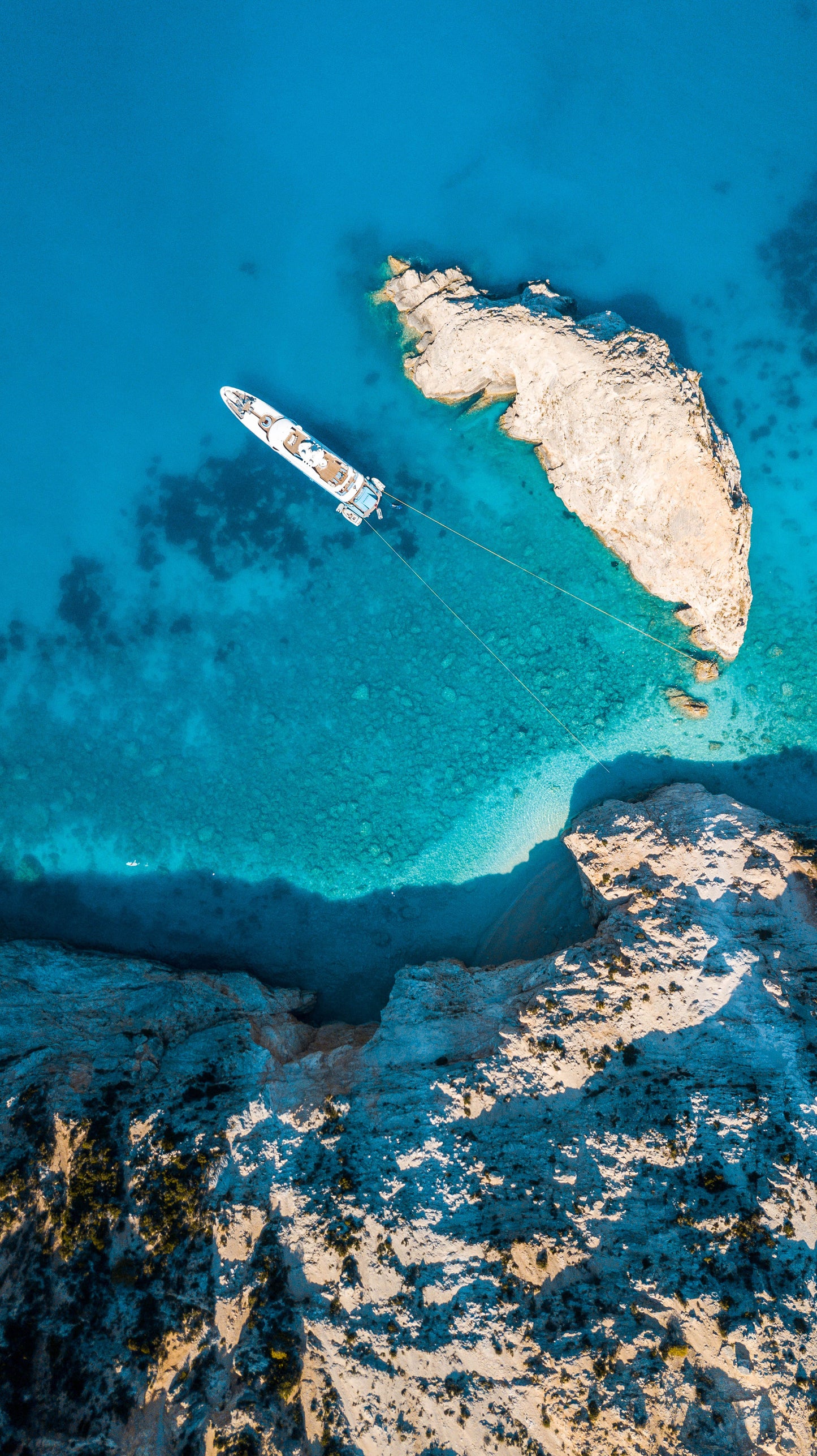 Porto Katsiki Yacht Print