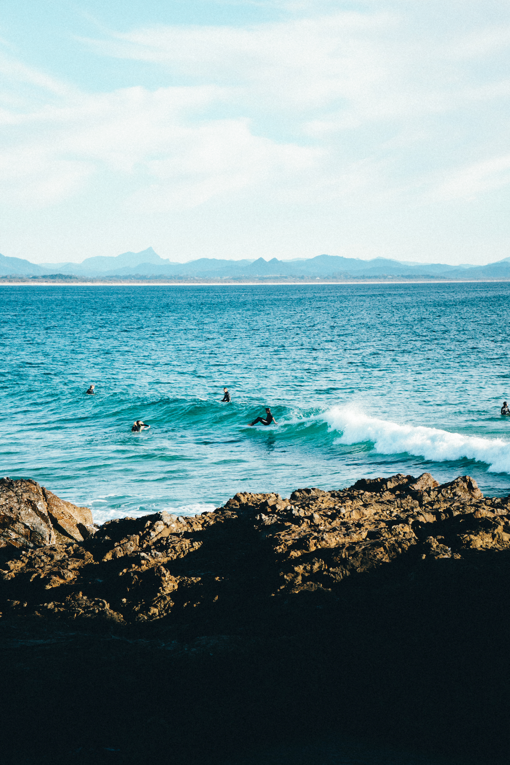 Byron Surfing Print