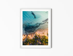 Safety Beach Cliffs | Mornington Peninsula Print