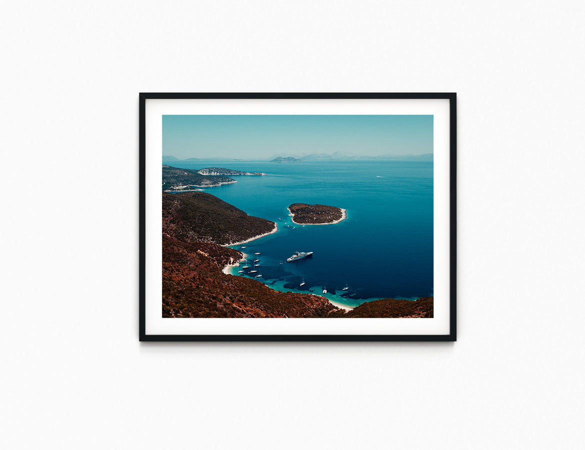 Greek Islands Superyacht Print