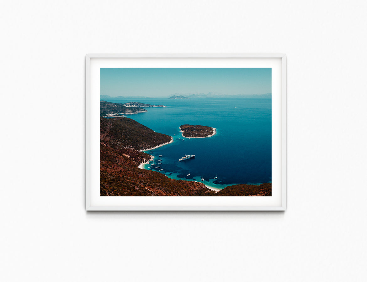 Greek Islands Superyacht Print