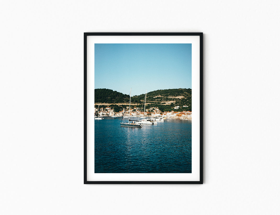 Blue Waters n Boats Print
