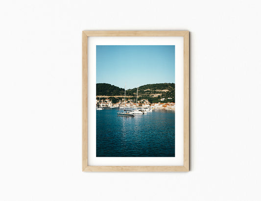 Blue Waters n Boats Print
