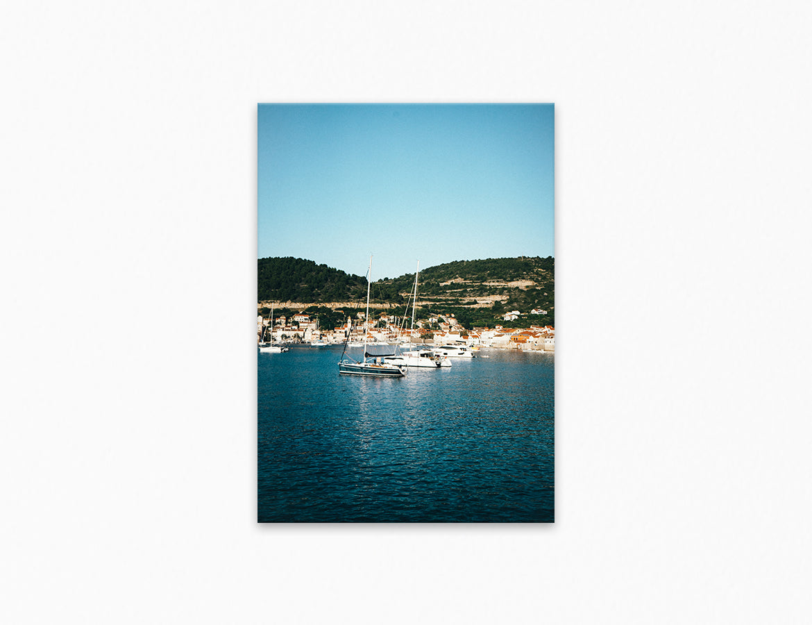 Blue Waters n Boats Print