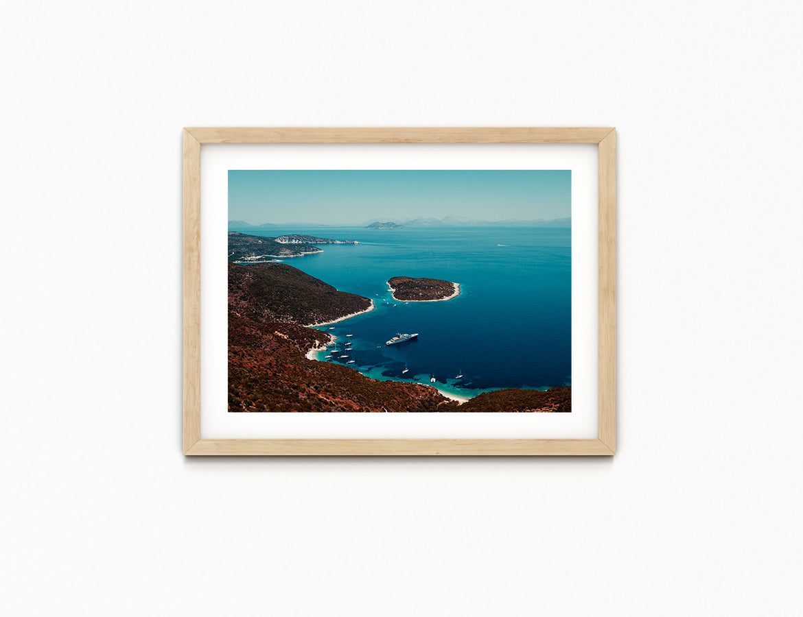 Greek Islands Superyacht Print