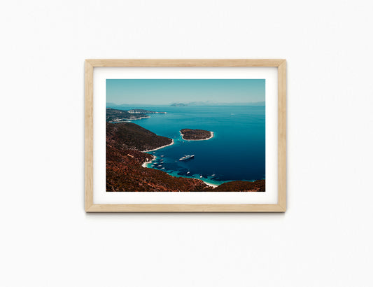 Greek Islands Superyacht Print
